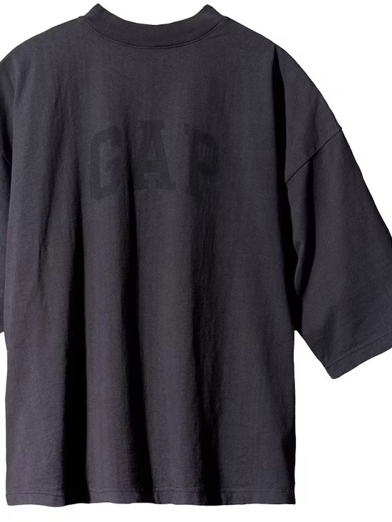 GAP Other - NWOT Yeezy Gap Engineered by Balenciaga Dove 3/4 Sleeve Tee Washed Black Size M